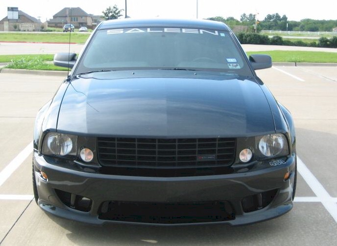 Black 2005 Saleen Mustang