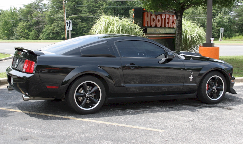 Black 2005 Mustang Nitrous V6 coupe