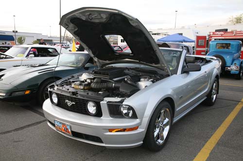 Satin Black 2005 Mustang GT Convertible