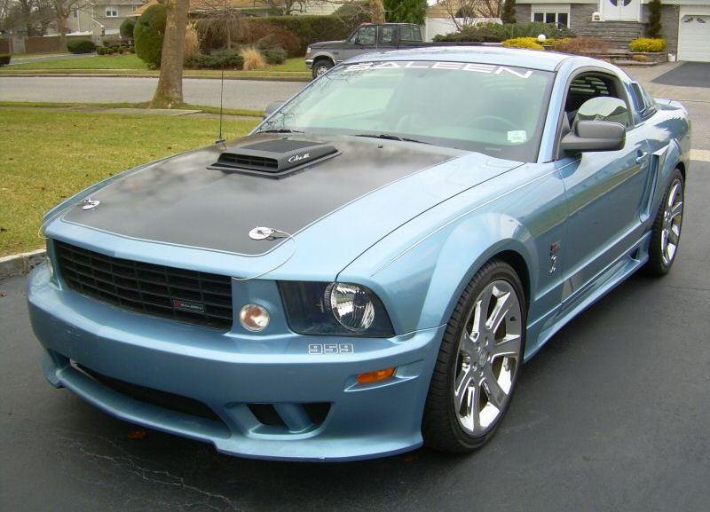 Windveil Blue 2005 Saleen S281 Supercharged Mustang Coupe