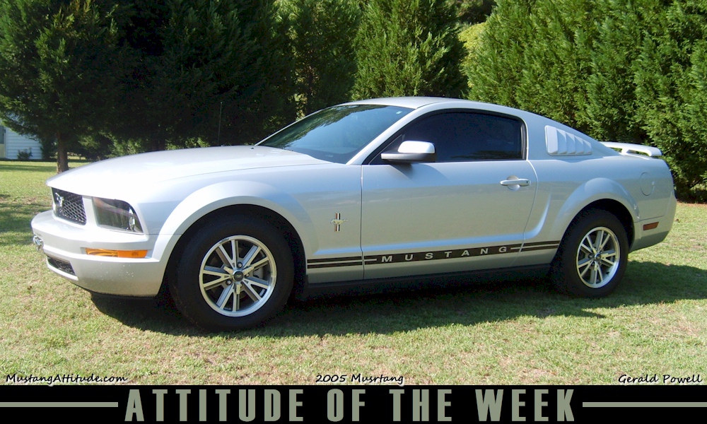 Satin Silver 2005 Mustang