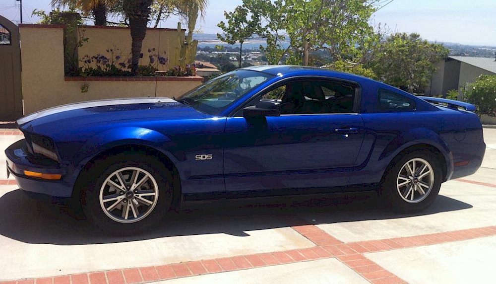 Sonic Blue 2005 Mustang SDS
