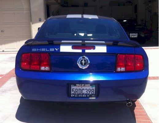 Sonic Blue 2005 Mustang SDS