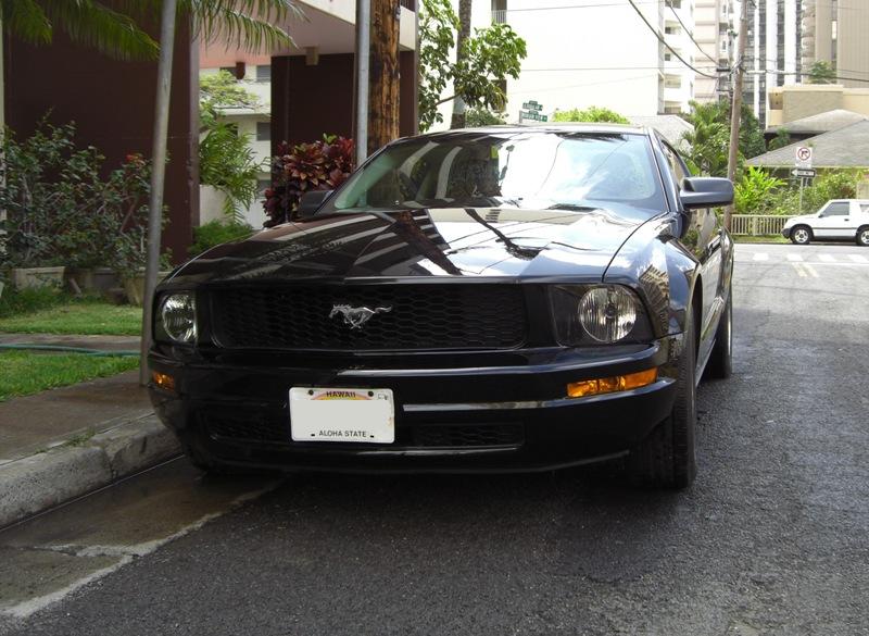 Black 2005 Mustang Coupe