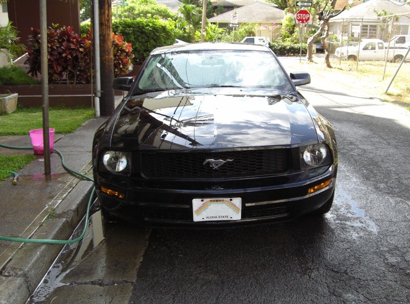Black 2005 Mustang Coupe