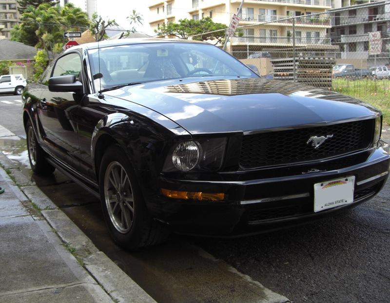 Black 2005 Mustang Coupe