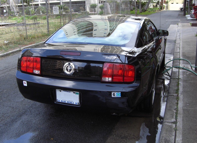 Black 2005 Mustang Coupe