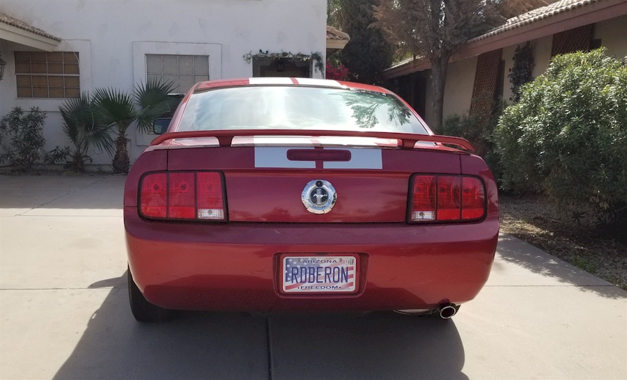 Red Fire 2005 Mustang SDS Coupe