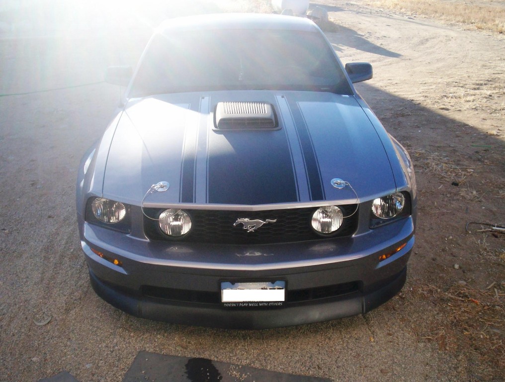 Tungsten Gray 2006 Mustang GT Customized Coupe