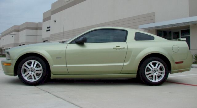 Green 2006 Mustang GT