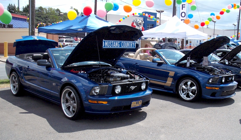 Vista Blue 06 Mustang GT