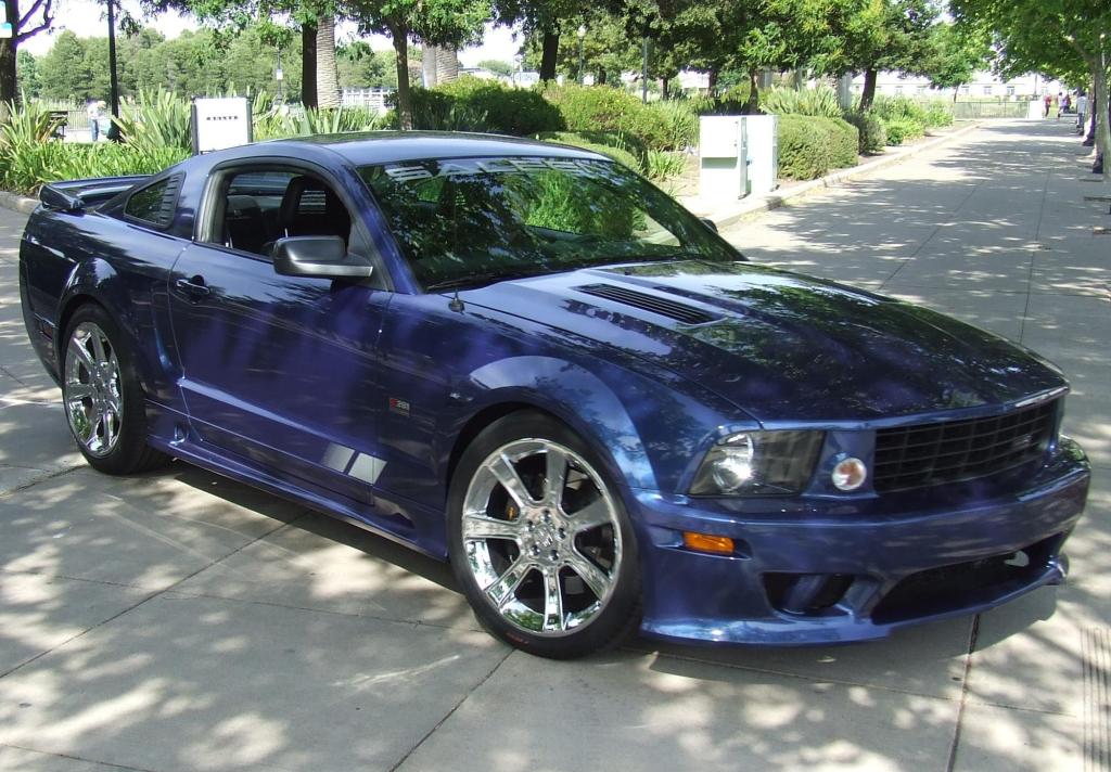 Vista Blue 2006 Mustang Saleen Coupe