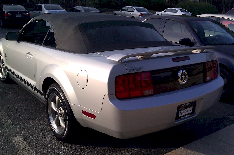 Satin Silver 2006 Mustang Convertible