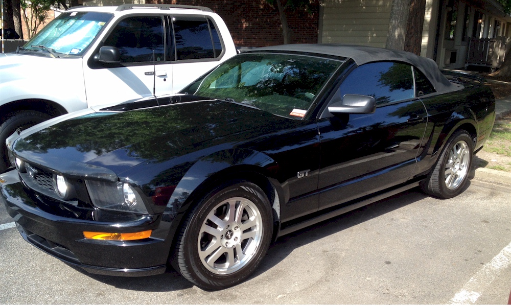 Black 2006 Mustang GT Convertible