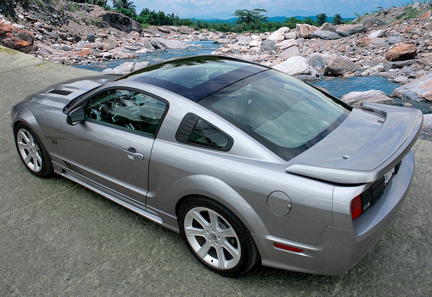 Satin Silver 2006 Saleen Glass Roof S-281