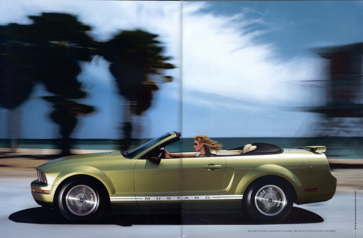 Page 6 & 7: 2006 Ford Mustang Promotional Brochure