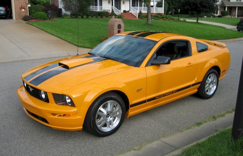 Grabber Orange 2007 Mustang GT