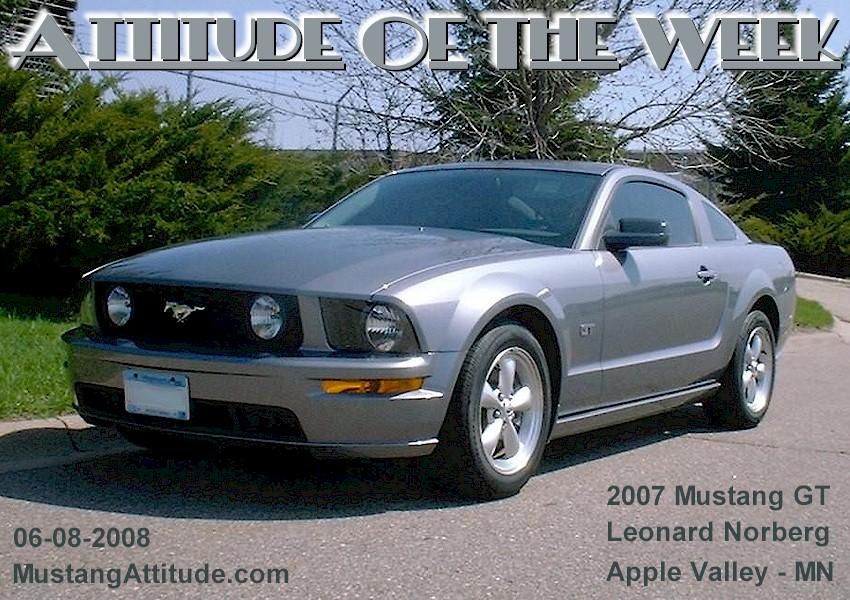 Tungsten Gray 2007 Mustang GT Coupe - Attitude Of The Week