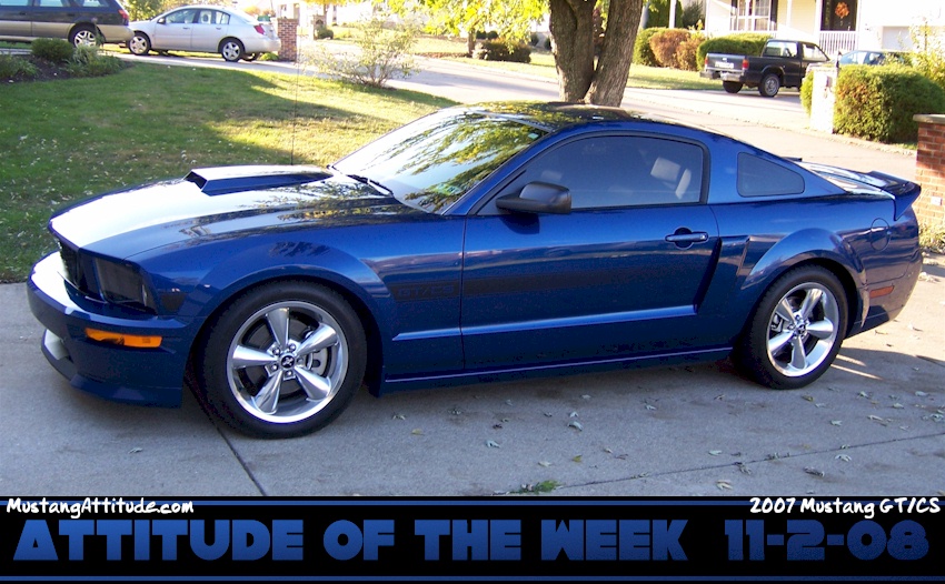 Vista Blue 2007 Mustang GT/CS Coupe