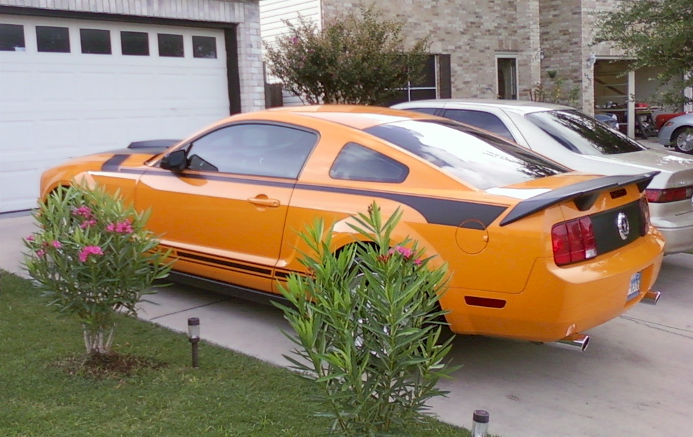 Grabber Orange 07 Mustang