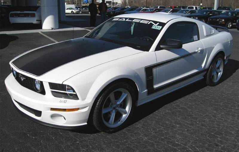 Performance White 2007 Mustang Saleen H281 Coupe