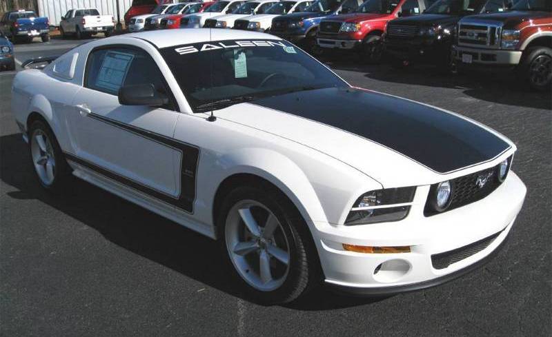 Performance White 2007 Mustang Saleen H281 Coupe