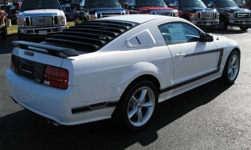 Performance White 2007 Mustang Saleen H281 Coupe