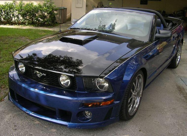 Vista Blue Mustang Roush Stage 3 Convertible