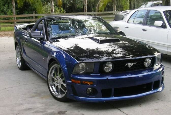 Vista Blue Mustang Roush Stage 3 Convertible