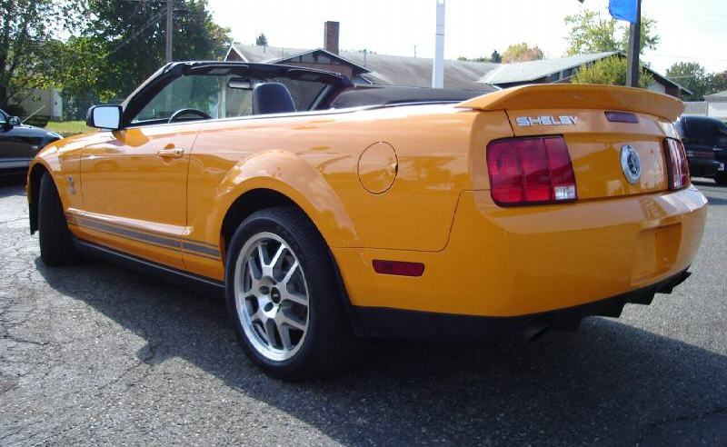 Grabber Orange 2007 Mustang Shelby GT 500 Convertible
