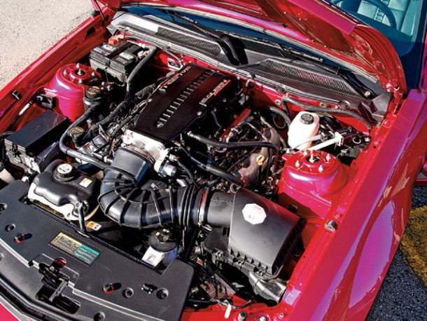 Saleen 5.4L supercharged V8 S281 extreme engine