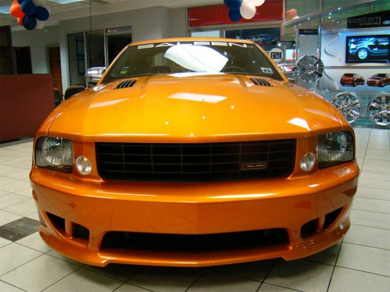 Beryllium Orange 2007 Saleen S281 Mustang Coupe
