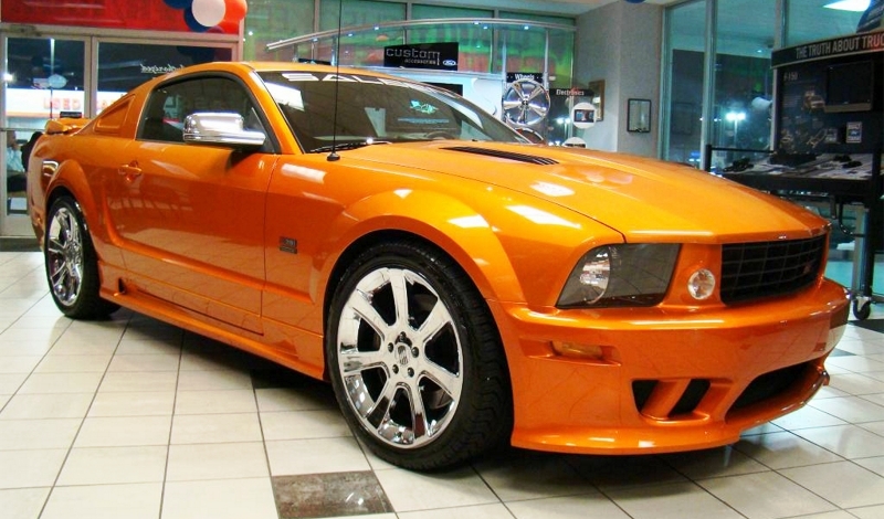 Beryllium Orange 2007 Saleen S281 Mustang Coupe