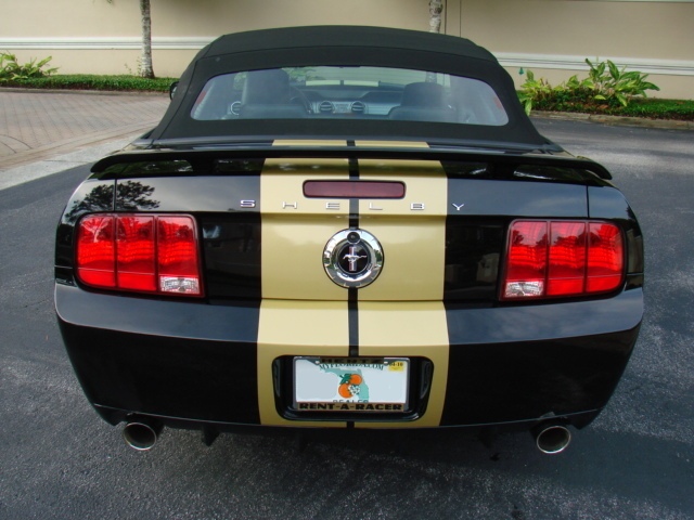 Black 07 Mustang Shelby GT-Hertz Convertible