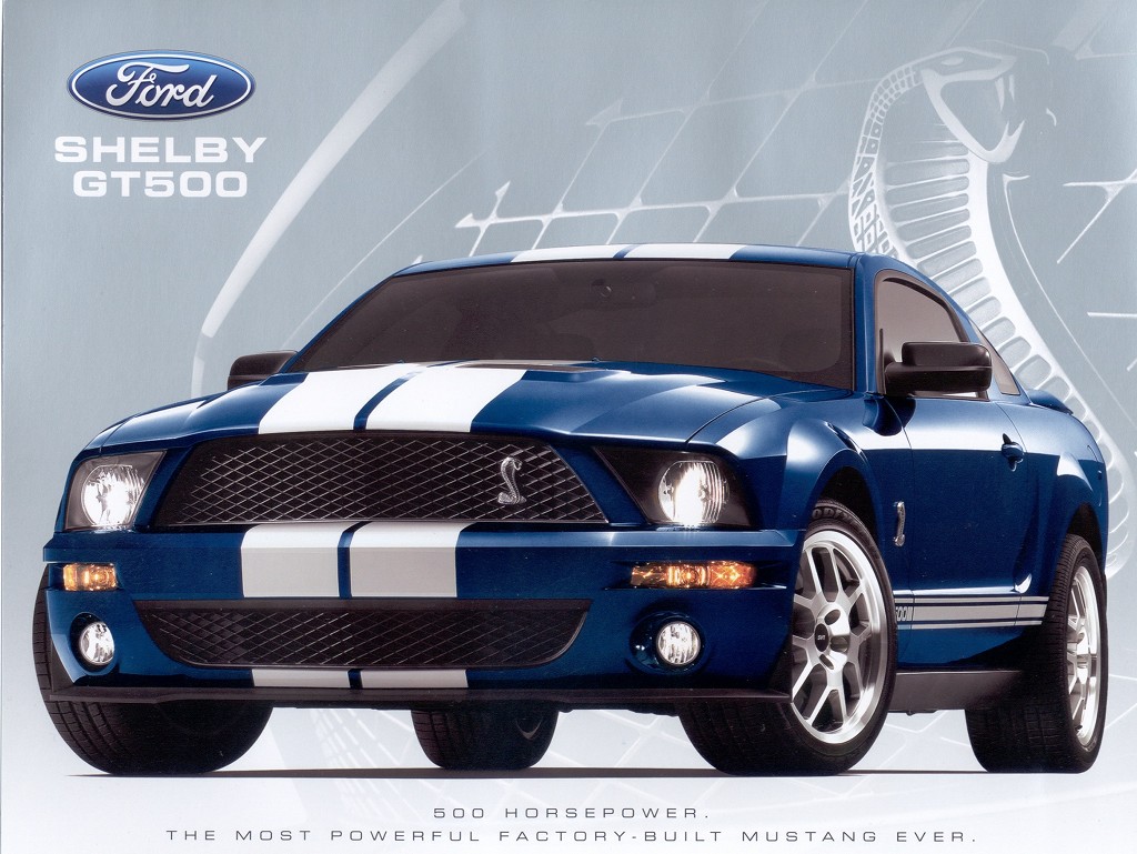 2007 Mustang Shelby GT500 Hero Card