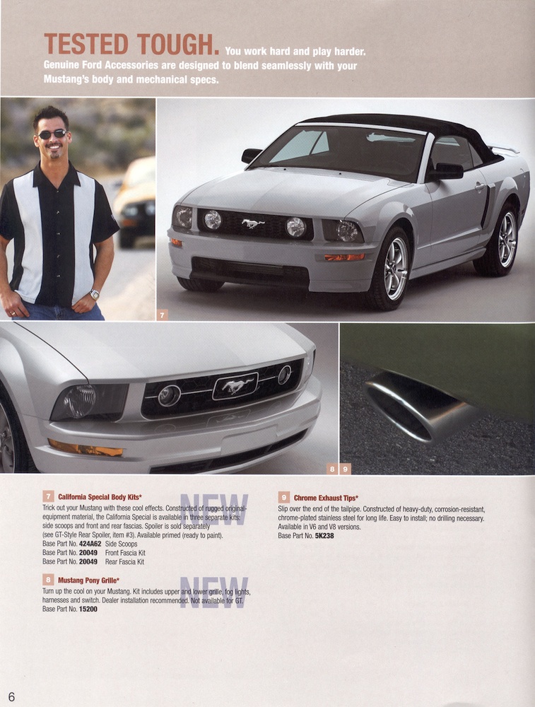 2007 Mustang Accessories Brochure