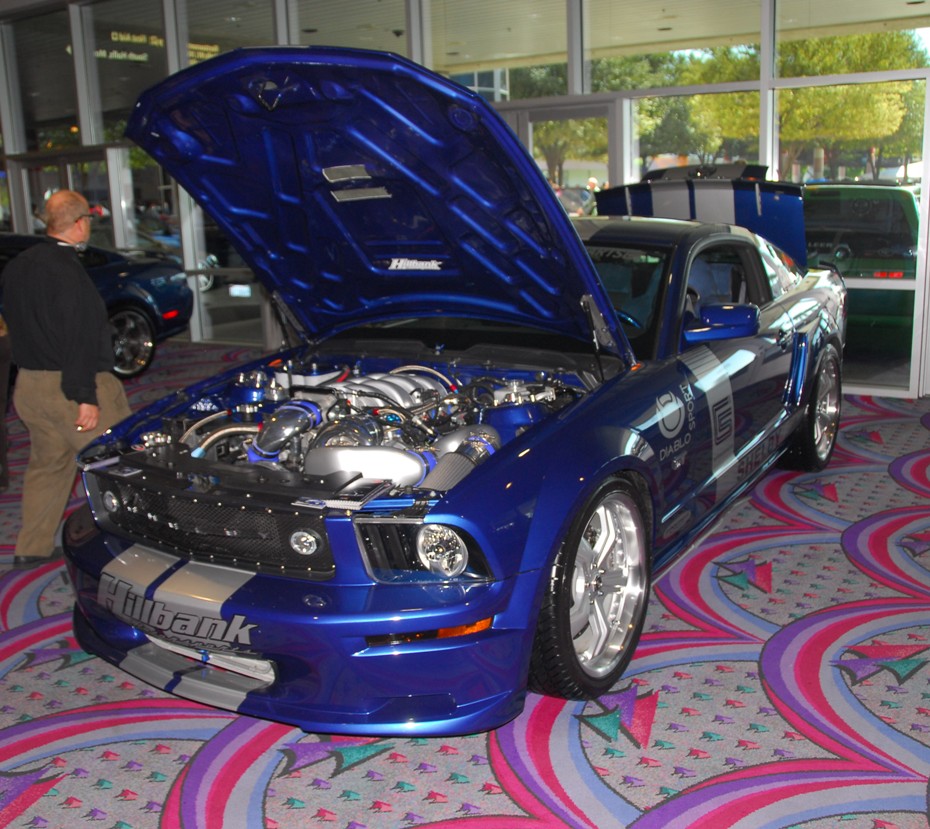 Vista Blue 2008 Shelby at the 2007 SEMA Car Show