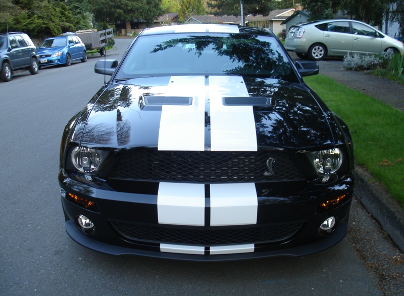 2008 Black Shelby GT500 Mustang Coupe