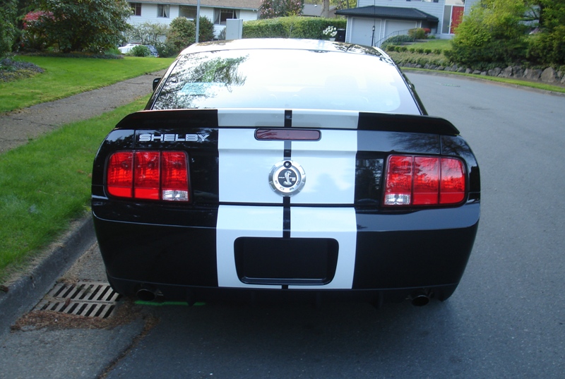 2008 Black Shelby GT500 Mustang Coupe