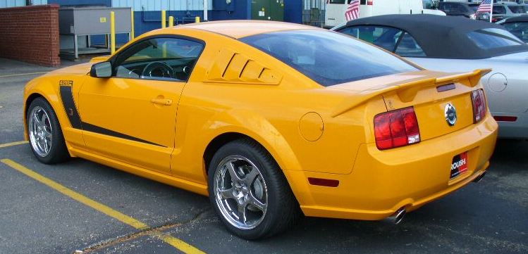Grabber Orange 2008 Roush Mustang