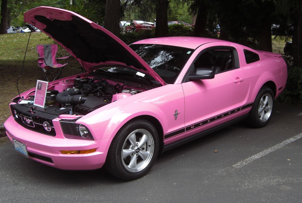 Custom Pink 2008 Mustang Coupe