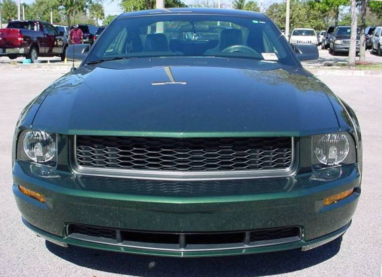 Dark Highland Green 2008 Mustang Bullitt Coupe