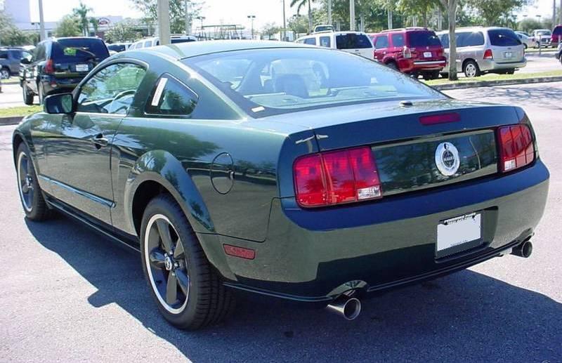 Dark Highland Green 2008 Mustang Bullitt Coupe