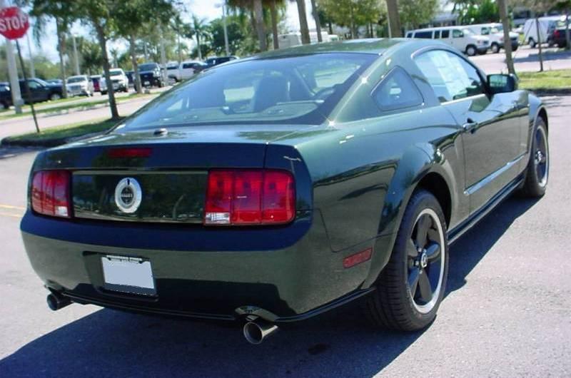 Dark Highland Green 2008 Mustang Bullitt Coupe