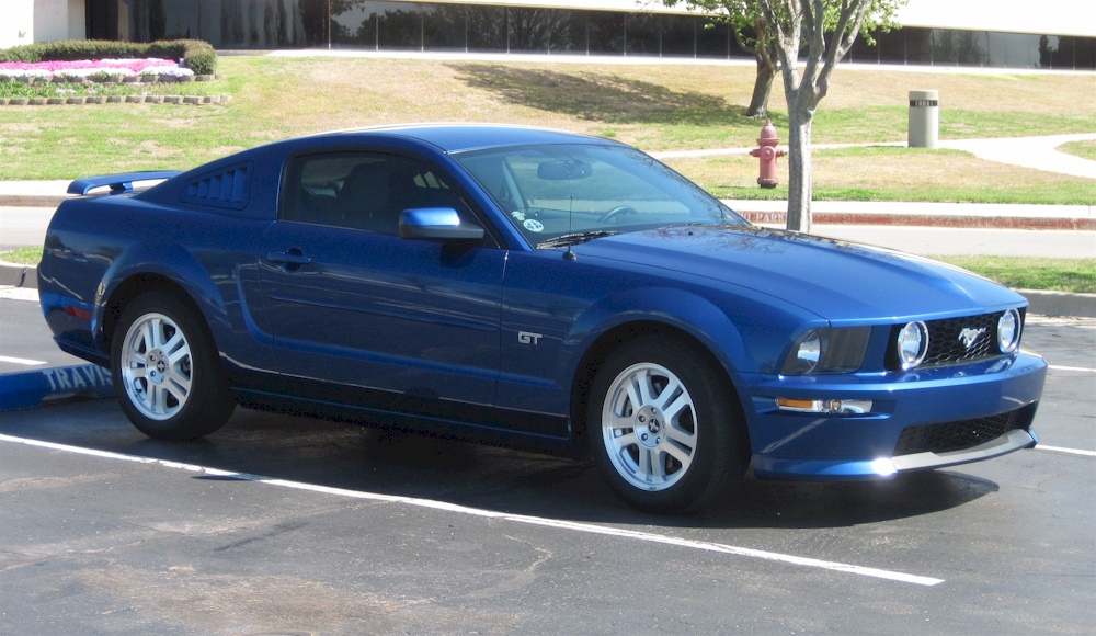 Vista Blue 2008 Mustang GT