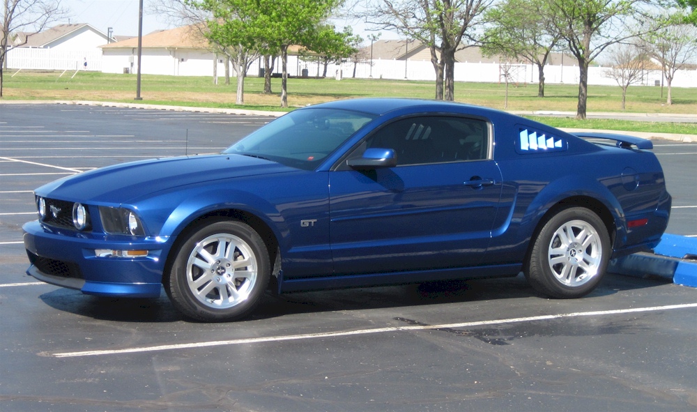 Vista Blue 2008 Mustang GT