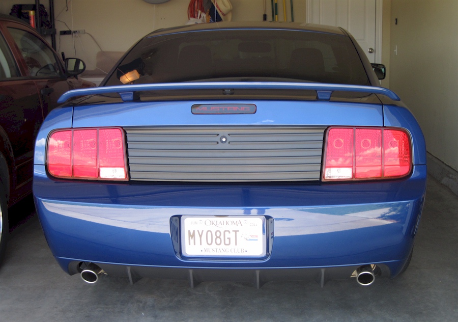 Vista Blue 08 Mustang GT