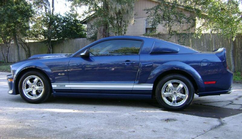 Vista Blue 2008 Mustang Eleanor Coupe
