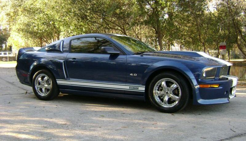 Vista Blue 2008 Mustang Eleanor Coupe