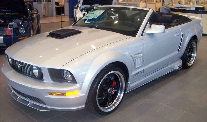 Silver 2008 Mustang GT Sherrod 500 Convertible